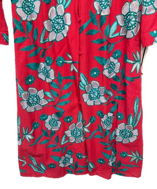 GRACE CONTINENTAL（グレースコンチネンタル）GRACE CONTINENTAL (（グレースコンチネンタル) 長袖ワンピース レッド サイズ:2-36の古着・服飾アイテム