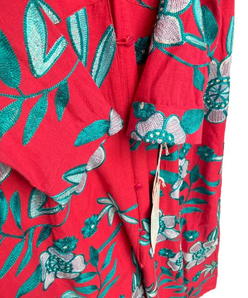 GRACE CONTINENTAL（グレースコンチネンタル）GRACE CONTINENTAL (（グレースコンチネンタル) 長袖ワンピース レッド サイズ:2-36の古着・服飾アイテム