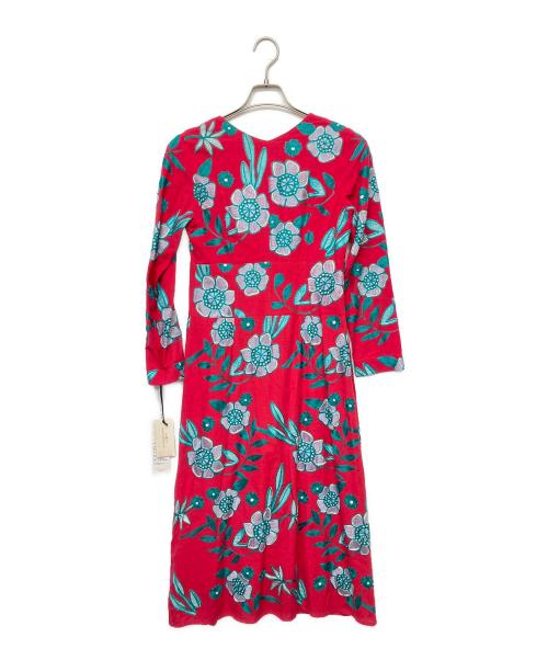 GRACE CONTINENTAL（グレースコンチネンタル）GRACE CONTINENTAL (（グレースコンチネンタル) 長袖ワンピース レッド サイズ:2-36の古着・服飾アイテム