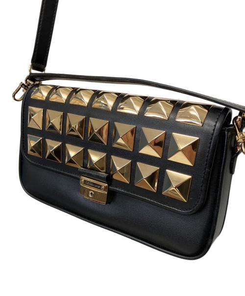 MICHAEL KORS（マイケル・コース）MICHAEL KORS (マイケル・コース) 2WAYバッグ スタッズ ブラックの古着・服飾アイテム