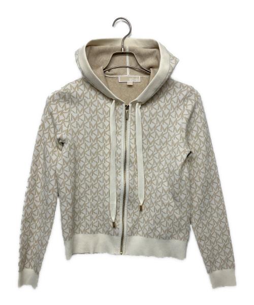 MICHAEL KORS（マイケル・コース）MICHAEL KORS (マイケル・コース) ジップパーカー ホワイト サイズ:XSの古着・服飾アイテム