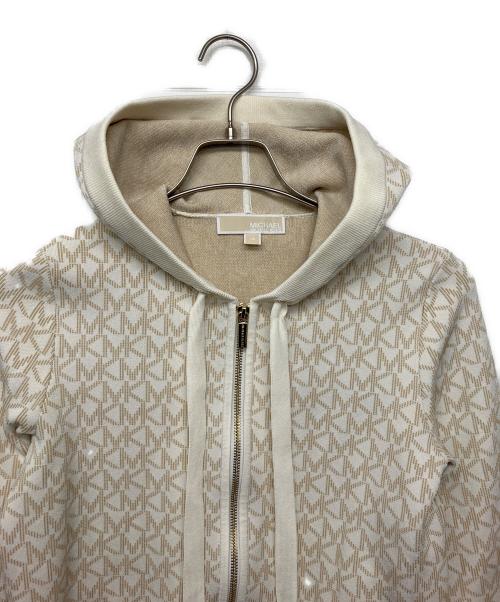 MICHAEL KORS（マイケル・コース）MICHAEL KORS (マイケル・コース) ジップパーカー ホワイト サイズ:XSの古着・服飾アイテム