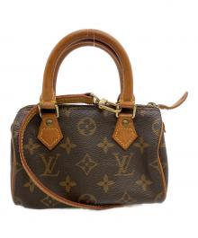 LOUIS VUITTON（ルイ ヴィトン）の古着「モノグラム ミニスピーディ」｜ブラウン