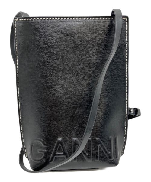 GANNI（ガニー）GANNI (ガニー) スマホショルダー ブラックの古着・服飾アイテム