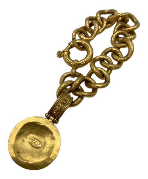 CHANEL（シャネル）CHANEL (シャネル) ココマークコインチャームブレスレット ゴールドカラーの古着・服飾アイテム