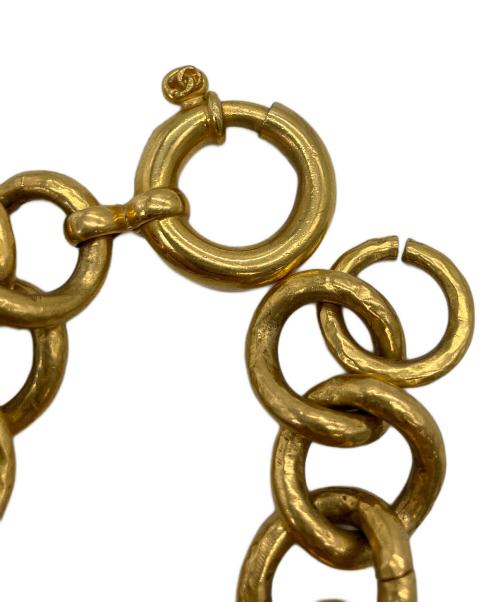 CHANEL（シャネル）CHANEL (シャネル) ココマークコインチャームブレスレット ゴールドカラーの古着・服飾アイテム