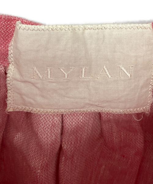 MYLAN（マイラン）MYLAN (マイラン) オフショルダーブラウス ピンク サイズ:freeの古着・服飾アイテム