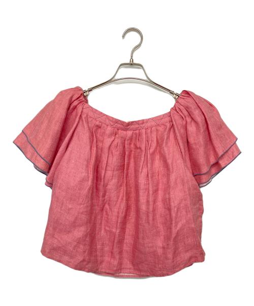 MYLAN（マイラン）MYLAN (マイラン) オフショルダーブラウス ピンク サイズ:freeの古着・服飾アイテム