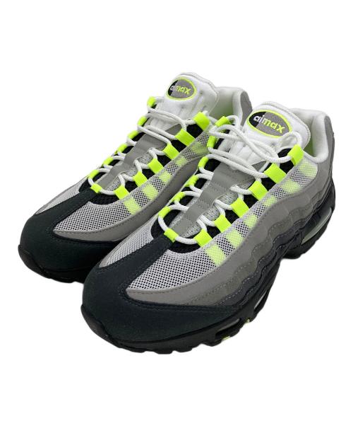 NIKE（ナイキ）NIKE (ナイキ) AIR MAX95 ローカットスニーカー ブラック×グリーン サイズ:27.5㎝の古着・服飾アイテム