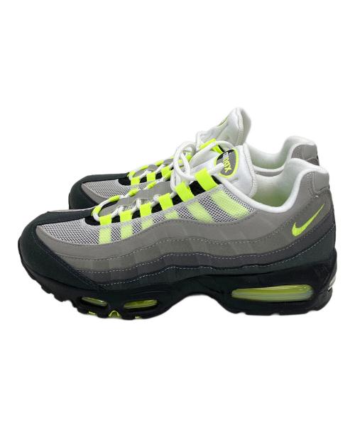 NIKE（ナイキ）NIKE (ナイキ) AIR MAX95 ローカットスニーカー ブラック×グリーン サイズ:27.5㎝の古着・服飾アイテム