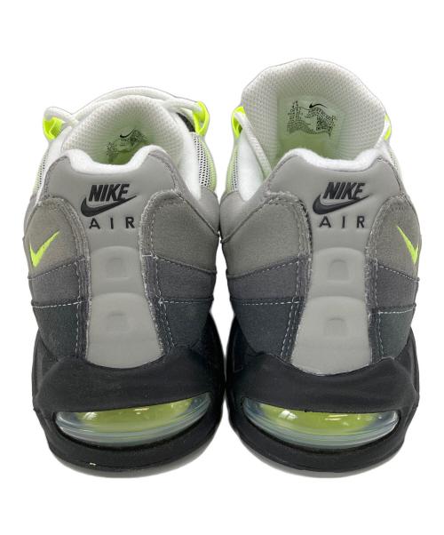 NIKE（ナイキ）NIKE (ナイキ) AIR MAX95 ローカットスニーカー ブラック×グリーン サイズ:27.5㎝の古着・服飾アイテム