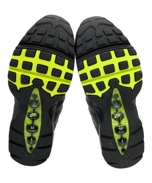 NIKE（ナイキ）NIKE (ナイキ) AIR MAX95 ローカットスニーカー ブラック×グリーン サイズ:27.5㎝の古着・服飾アイテム