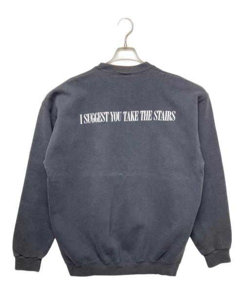 DISNEY（ディズニ）DISNEY (ディズニー) ディズニーパーク限定 タワーオブテラー　裏起毛スウェット ブラック サイズ:XLの古着・服飾アイテム