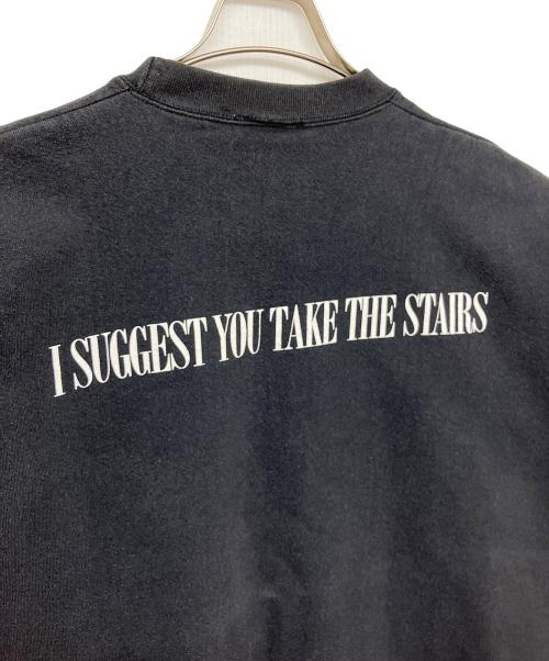 DISNEY（ディズニ）DISNEY (ディズニー) ディズニーパーク限定 タワーオブテラー　裏起毛スウェット ブラック サイズ:XLの古着・服飾アイテム