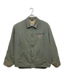 CarHartt（カーハート）の古着「Ｊ169DMS　ワークジャケット」｜グリーン