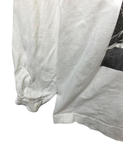 SAINT MICHAEL（セントマイケル）SAINT MICHAEL (セントマイケル) VLONE (ヴィーロン) 長袖カットソー ホワイト サイズ:XLの古着・服飾アイテム