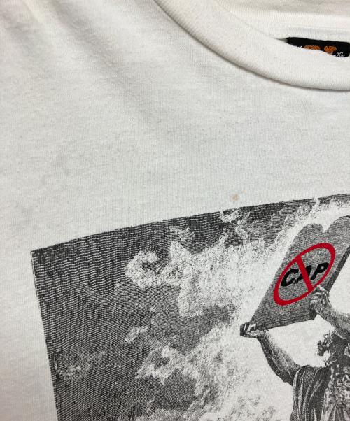 SAINT MICHAEL（セントマイケル）SAINT MICHAEL (セントマイケル) VLONE (ヴィーロン) 長袖カットソー ホワイト サイズ:XLの古着・服飾アイテム