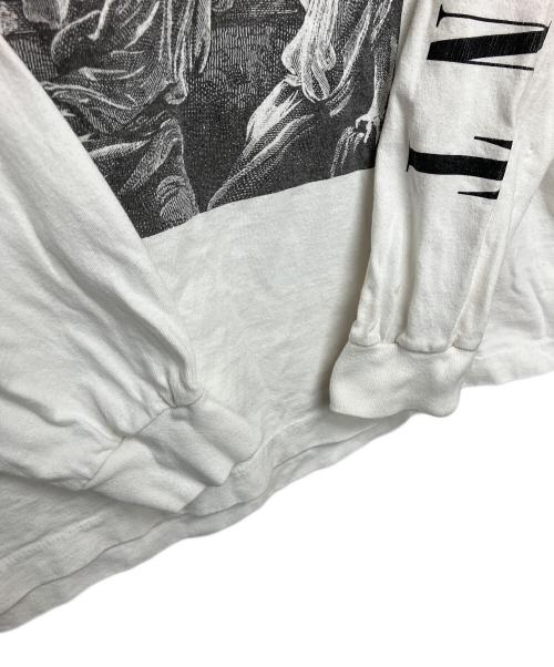 SAINT MICHAEL（セントマイケル）SAINT MICHAEL (セントマイケル) VLONE (ヴィーロン) 長袖カットソー ホワイト サイズ:XLの古着・服飾アイテム
