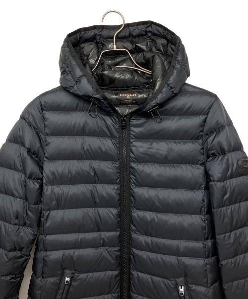 COACH（コーチ）COACH (コーチ) ダウンコート ブラック サイズ:Mの古着・服飾アイテム