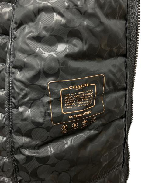 COACH（コーチ）COACH (コーチ) ダウンコート ブラック サイズ:Mの古着・服飾アイテム