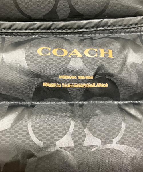 COACH（コーチ）COACH (コーチ) ダウンコート ブラック サイズ:Mの古着・服飾アイテム