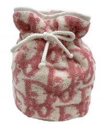 Christian Dior（クリスチャン ディオール）の古着「トロッター　巾着」｜ピンク