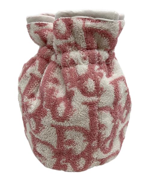 Christian Dior（クリスチャン ディオール）Christian Dior (クリスチャン ディオール) トロッター　巾着 ピンクの古着・服飾アイテム