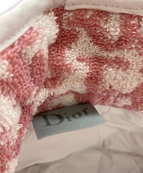 Christian Dior（クリスチャン ディオール）Christian Dior (クリスチャン ディオール) トロッター　巾着 ピンクの古着・服飾アイテム