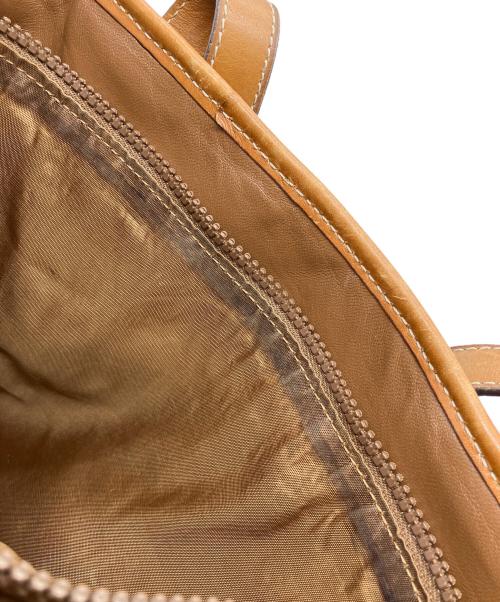 CELINE（セリーヌ）CELINE (セリーヌ) ハンドバッグ グリーン×ブラウンの古着・服飾アイテム