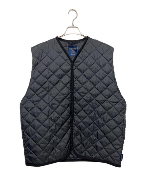 LAVENHAM（ラベンハム）LAVENHAM (ラベンハム) BEAMS (ビームス) キルティングベスト グレー サイズ:XLの古着・服飾アイテム