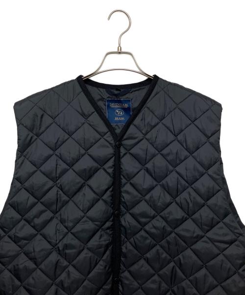 LAVENHAM（ラベンハム）LAVENHAM (ラベンハム) BEAMS (ビームス) キルティングベスト グレー サイズ:XLの古着・服飾アイテム