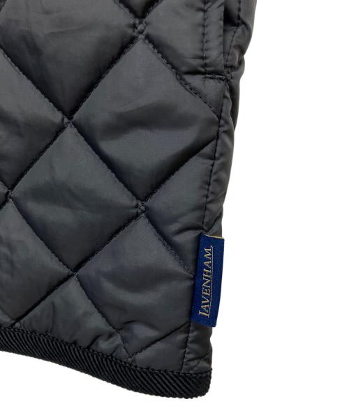 LAVENHAM（ラベンハム）LAVENHAM (ラベンハム) BEAMS (ビームス) キルティングベスト グレー サイズ:XLの古着・服飾アイテム