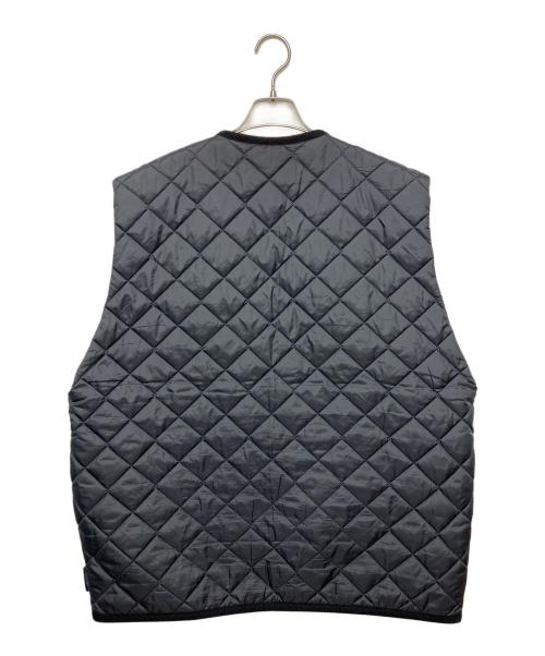 LAVENHAM（ラベンハム）LAVENHAM (ラベンハム) BEAMS (ビームス) キルティングベスト グレー サイズ:XLの古着・服飾アイテム