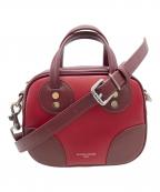 maison kitsuneメゾンキツネ）の古着「COLOR BLOCK BOOGIE BAG　2WAYバッグ　2024年秋冬」｜レッド