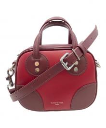 maison kitsune（メゾンキツネ）の古着「COLOR BLOCK BOOGIE BAG　2WAYバッグ　2024年秋冬」｜レッド