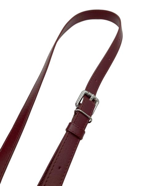 maison kitsune（メゾンキツネ）maison kitsune (メゾンキツネ) COLOR BLOCK BOOGIE BAG　2WAYバッグ　2024年秋冬 レッドの古着・服飾アイテム