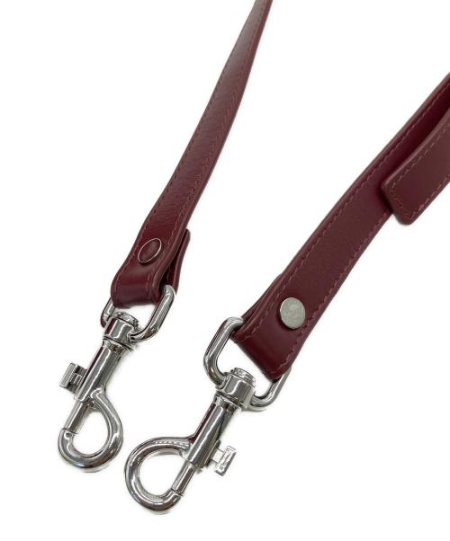 maison kitsune（メゾンキツネ）maison kitsune (メゾンキツネ) COLOR BLOCK BOOGIE BAG　2WAYバッグ　2024年秋冬 レッドの古着・服飾アイテム