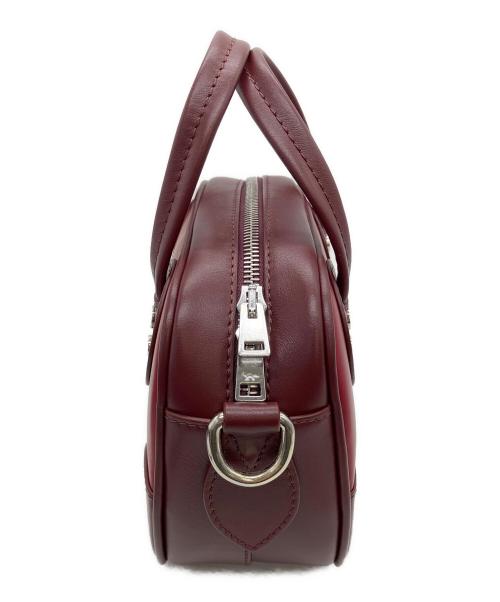 maison kitsune（メゾンキツネ）maison kitsune (メゾンキツネ) COLOR BLOCK BOOGIE BAG　2WAYバッグ　2024年秋冬 レッドの古着・服飾アイテム