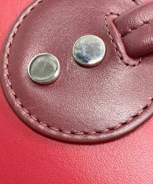 maison kitsune（メゾンキツネ）maison kitsune (メゾンキツネ) COLOR BLOCK BOOGIE BAG　2WAYバッグ　2024年秋冬 レッドの古着・服飾アイテム