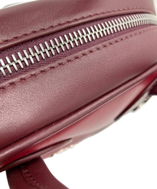 maison kitsune（メゾンキツネ）maison kitsune (メゾンキツネ) COLOR BLOCK BOOGIE BAG　2WAYバッグ　2024年秋冬 レッドの古着・服飾アイテム