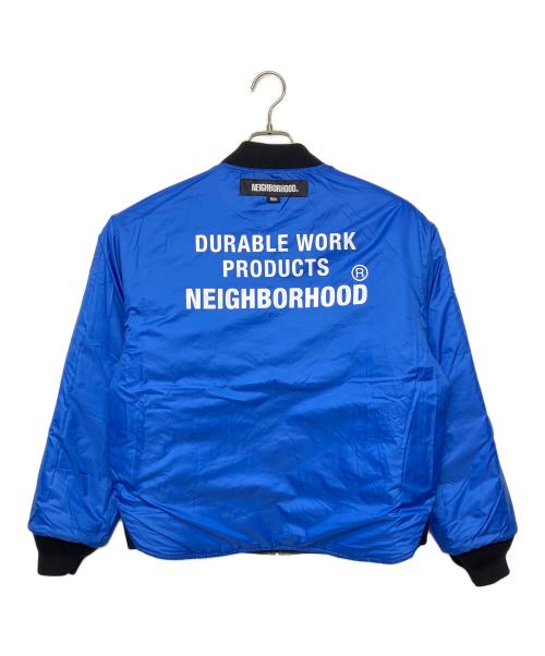 NEIGHBORHOOD（ネイバーフッド）NEIGHBORHOOD (ネイバーフッド) リバーシブル パッディド ジャケット ブラック×ブルー サイズ:Sの古着・服飾アイテム