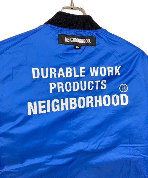NEIGHBORHOOD（ネイバーフッド）NEIGHBORHOOD (ネイバーフッド) リバーシブル パッディド ジャケット ブラック×ブルー サイズ:Sの古着・服飾アイテム