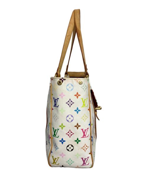 LOUIS VUITTON（ルイ ヴィトン）LOUIS VUITTON (ルイ ヴィトン) モノグラム・マルチカラー ハンドバッグ ホワイトの古着・服飾アイテム