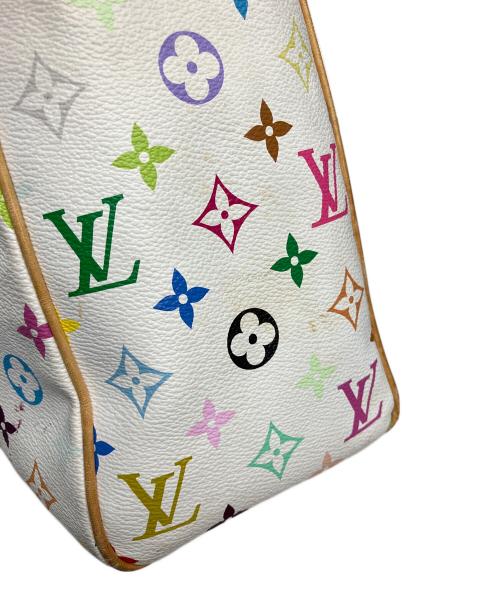 LOUIS VUITTON（ルイ ヴィトン）LOUIS VUITTON (ルイ ヴィトン) モノグラム・マルチカラー ハンドバッグ ホワイトの古着・服飾アイテム