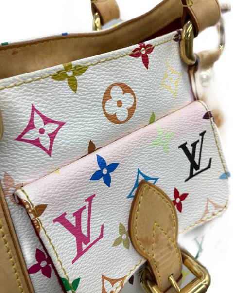 LOUIS VUITTON（ルイ ヴィトン）LOUIS VUITTON (ルイ ヴィトン) モノグラム・マルチカラー ハンドバッグ ホワイトの古着・服飾アイテム