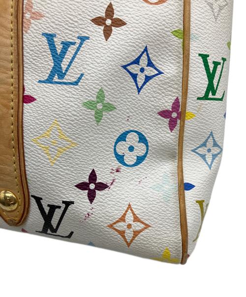 LOUIS VUITTON（ルイ ヴィトン）LOUIS VUITTON (ルイ ヴィトン) モノグラム・マルチカラー ハンドバッグ ホワイトの古着・服飾アイテム