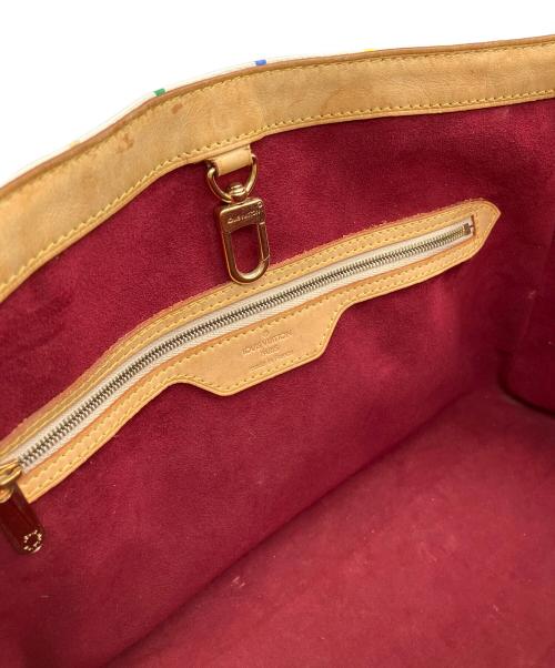 LOUIS VUITTON（ルイ ヴィトン）LOUIS VUITTON (ルイ ヴィトン) モノグラム・マルチカラー ハンドバッグ ホワイトの古着・服飾アイテム