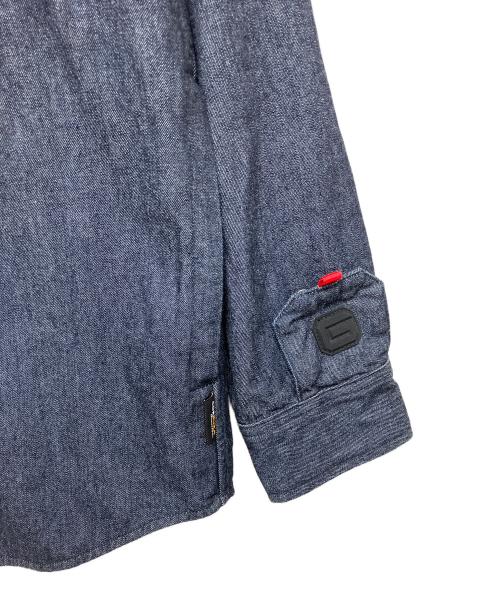 G-SHOCK PRODUCTS（ジーショック プロダクツ）G-SHOCK PRODUCTS (ジーショック プロダクツ) CORDURA DENIM SHIRT インディゴ サイズ:Mの古着・服飾アイテム