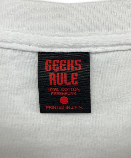 GEEK RULE（GEEK RULE）GEEK RULE (GEEK RULE) serial experiments lain　半袖カットソー ホワイト サイズ:Mの古着・服飾アイテム