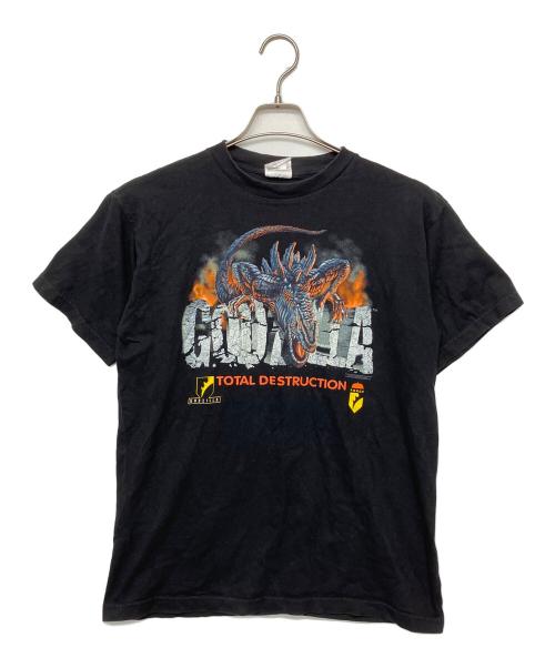 CRONIES（クロウニーズ）CRONIES (クロウニーズ) GODZILLA　ゴジラ　半袖Tシャツ ブラック サイズ:XLの古着・服飾アイテム
